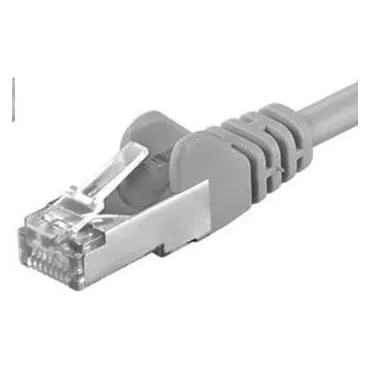 PremiumCord Patch kabelis CAT6a S-FTP, RJ45-RJ45, AWG 26/7 20m pilka (S/FTP, CAT6a, 20 m) (SP6ASFTP200)