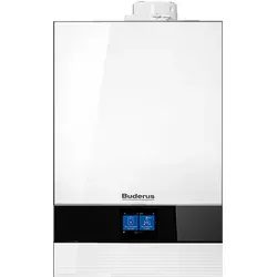 Buderus Logamax Plus GB192i.2 Gas-Brennwert-Therme 50kW - Wandmontierte Gasbrennwerttherme mit einer Heizleistung von 50 kW, energieeffizient (EEK A) und ausgestattet mit moderner Touch-Steuerung für optimalen Komfort.