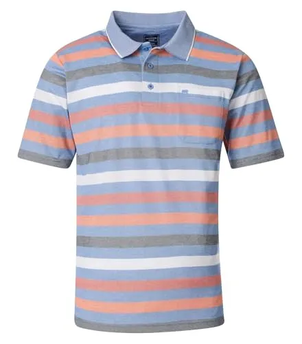 Redmond Poloshirt 251880900 blau XXL - Stylisches Polohemd in Royalblau, ideal für legere Anlässe. Der Material-Mix aus Baumwolle und Polyester sorgt für hohen Tragekomfort und eine perfekte Passform in Größe XXL.