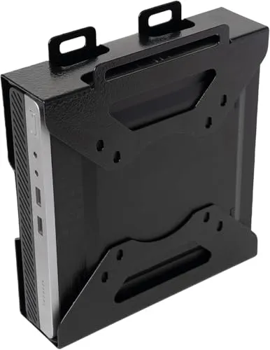 Shinar Metall Halterung Kompatibel mit HP Desktop Mini,ProDesk Mini,EliteDesk Mini,Untertisch und Wandhalterung Montagebügel Mini PC Monitor VESA-Halterungsadapter