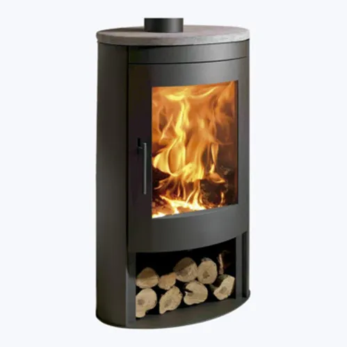 Panadero Kaminofen Oval 1 Stone 8,7 KW - Kaminöfen, elegantes Design und effiziente Wärmeleistung von 8,7 kW für gemütliche Abende
