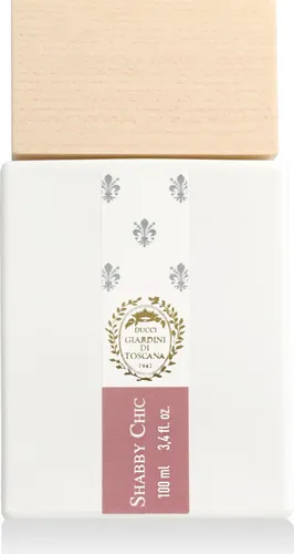 Giardini Di Toscana Shabby Chic Eau De Parfum 100 ml (unisex) - Unisex Duft mit nostalgischem Flair, ideal für jeden Anlass und sorgt für einen unaufdringlichen, aber einprägsamen Eindruck. Erleben Sie die zeitlose Eleganz von blumig-holzigen Noten.