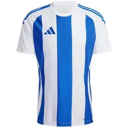 adidas Performance Striped 24 Fußballtrikot blau|weiß XXXL (64/66) - Hochwertiges Fußballtrikot für Teamsport mit AEROREADY-Technologie. Ideal für Training und Spiele, bietet es optimalen Tragekomfort und eine stylische, gestreifte Optik.