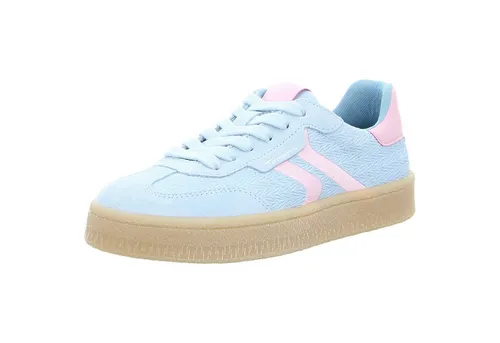 Tamaris Schnürer Damen sportlich blau, EU 40 - Damen-Sneaker mit innovativem COMFORT-Lining und TOUCH-IT Technologien für maximalen Tragekomfort und perfekte Anpassung, ideal für jeden Anlass.
