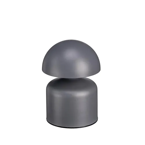 Luxus - Tischlampe Touch Vicky - Anthrazit - H14 x Ø10 - Terrassenlampe - Schreibtischlampe - LED - Wiederaufladbar - Dimmbar - Tischlampe für innen und außen