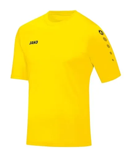 JAKO Unisex Kinder Team (Kurzarm) Fußballtrikots, Citro, 116 EU