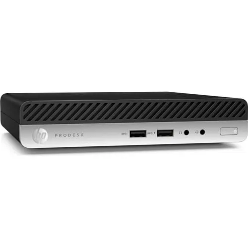 HP ProDesk 400 G5 Mini-PC Desktop-Computer Intel i5-9400T RAM 16GB SSD 512GB Windows 11 Office 2021 (Generalüberholt)