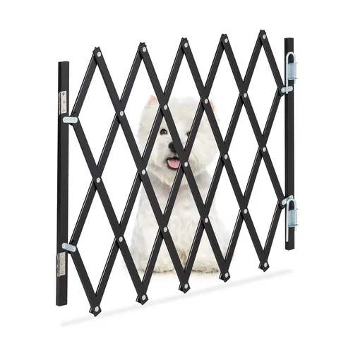Hundeabsperrgitter - Sicherer Schutz für Ihre Haustiere - Türabsperrgitter aus robustem Bambus, 96 cm breit und 48,5 cm hoch, ideal für die Sicherheit von Hunden und Kleinkindern. Perfekt für Treppen und Türen.