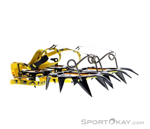 Grivel G12 - Vielseitige Steigeisen für Hochtouren - Steigeisen für Allround-Einsätze, ideal für Hochtouren. Mit 12 Zacken, rückwärts gewandten Zacken für sicheren Abstieg und bissigen Frontalzacken für härtestes Eis. Passend für Schuhgrößen 36-47.