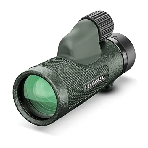 ENDURANCE ED MONOCULAR 36321 10X42 Vert - Kompaktes Monokular für Reisen mit hochauflösenden BAK-4-Dachkantprismen und mehrfach vergüteter Optik für scharfe Bilder. Ideal für Naturbeobachtungen und Outdoor-Aktivitäten.