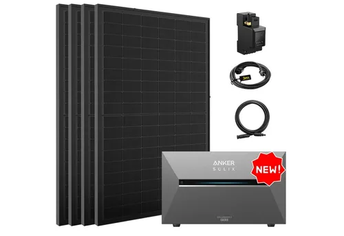 SolarMars Balkonkraftwerk mit Speicher 2000W Anker Solix - Balkonkraftwerk mit 2000 W Leistung, inklusive intelligenter KI für optimale Stromnutzung und Notstromversorgung – ideal für nachhaltige Energieerzeugung zu Hause.