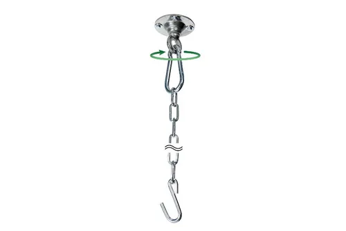 Amazonas Power Hook Deckenhaken - Kugelgelagerter Deckenhaken für Hängesessel, ermöglicht eine drehbare Aufhängung und sorgt für mehr Komfort beim Entspannen.