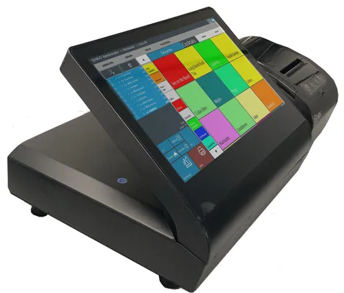 MINI Kasse für EINZELHANDEL - Touchscreen-Kasse für Imbiss, Lebensmittelladen, Bäckerei, Eisdiele und Kiosk, kompakte Lösung für effizientes Kassieren.