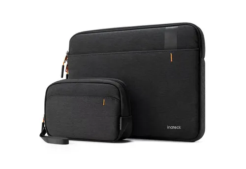 Inateck 360° Schutz Laptoptasche Hülle, Kompatibel mit 13 Zoll MacBook Air M4 2025, M1/M2/M3 2018-2024, 13 Zoll MacBook Pro M1/M2 2016-2022, 12.3 Zoll Surface Pro 11/10/9/X/8/7/6/5/4/3