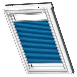 VELUX Wabenplissee Faltstore DuoLine blau manuell FHC CK02 1156S - Rollos mit optimaler Wärmedämmung und flexiblem Sichtschutz. Der Wabenplissee Faltstore reguliert Licht und Ausblick nach Ihren Wünschen und spart Heizkosten. Einfache Montage und stufenlose Bedienung für höchsten Komfort.