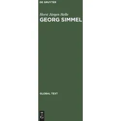 Georg Simmel Einführung in seine Theorie und Methode - Belletristik über Georg Simmels innovative Ansätze zur Sozialtheorie und Methodologie, ideal für Studierende und Interessierte an Sozialwissenschaften.