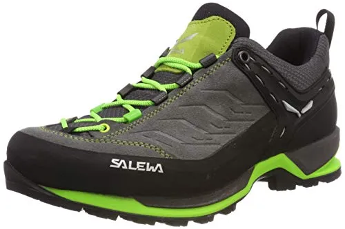 Salewa Mountain Trainer Herren Wanderhalbschuhe, Schwarz, 6.5 - Wanderschuhe für technische Wanderungen und Klettersteige mit griffiger Vibram Sohle und 3F System für optimale Passform und Flexibilität.