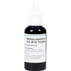 Methylcobalamin Vit. B12 50 ML - Nahrungsergänzungsmittel mit hochdosiertem Methylcobalamin (Vitamin B12) für schnelle Unterstützung des Energiestoffwechsels, zuckerfrei und ohne Allergene, ideal für vegane Ernährung.