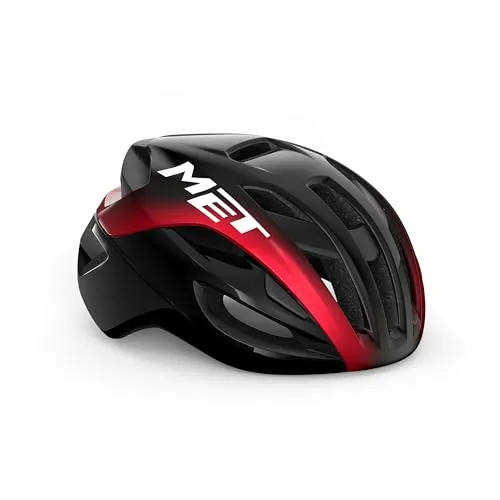 MET Unisex Rivale MIPS Renradhelm – Black/Red Metallic, S/52-56cm - Fahrradhelm mit MIPS-C2 Gehirnschutzsystem und 18 Belüftungsöffnungen für optimalen Komfort und Sichtbarkeit bei schlechten Lichtverhältnissen.