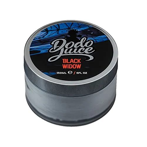 Dodo Juice Black Widow - Hochleistungs-Hybrid-Wachs (150 ml) - E-Zigaretten / Liquids & Zubehör, speziell für schwarze Lacke entwickelt, bietet tiefen Glanz und langanhaltenden Schutz vor UV-Strahlung und Verwitterung für bis zu 6 Monate.