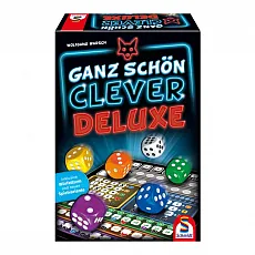 Schmidt Spiele Ganz schön clever Deluxe - Würfelspiel für 1-4 Spieler - Gesellschaftsspiel ab 8 Jahren mit neuem Clever-Mixed Konzept für spannende Herausforderungen und strategische Kettenzüge.