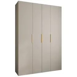 ABIKS MÖBEL Drehtürenschrank COMO 4 Schlafzimmerschrank mit Kleiderstange und Regalen 170 cm x 245.5 cm x 40 cm