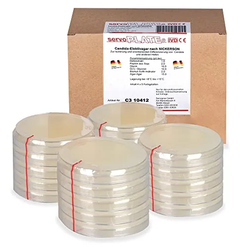 Servoplate C3 10413 Sabouraud 2% Glucose Agar, Nährböden, 20 Stück