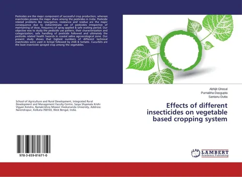 Effects of different insecticides on vegetable based cropping system Abhijit Gho