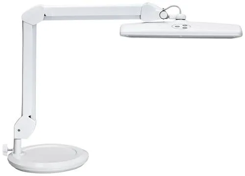 Maul MAULintro 8205902 LED-Klemmleuchte 11W Weiß - Arbeitsplatz- und Lupenleuchten, leistungsstark und kompakt, ideal für Feinarbeiten in Werkstätten, Laboren oder im Kosmetikbereich.