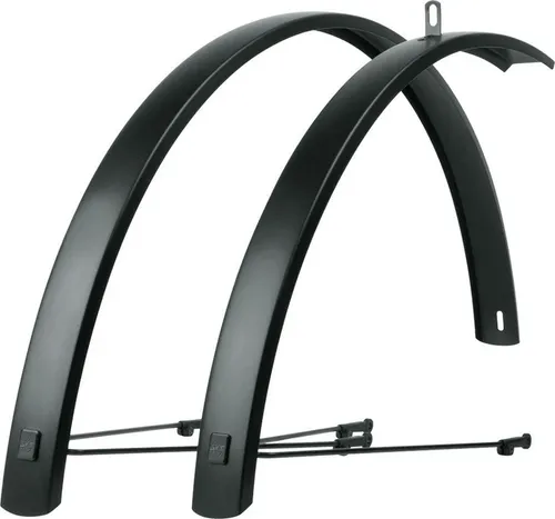 SKS GERMANY Edge AL Schutzblech-Set - Aluminium Radschützer, hohe Stabilität und einfache Befestigung, ideal für jeden Fahrradrahmen