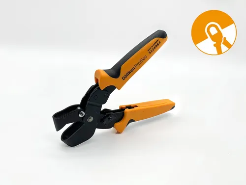 Döllken Verlegeset Ausklinkzange 16mm mit ergonomischen Griff - Laminat-Verlegesets, ideal zum präzisen Ausklinken von Kunststoffprofilen und Fußbodenbelägen mit ergonomischen Griffen für hohen Komfort und Kontrolle.