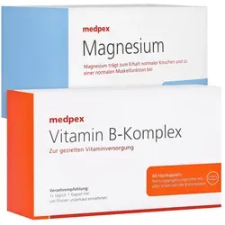 medpex Vitamin B-Komplex & Magnesium 60+200 St
