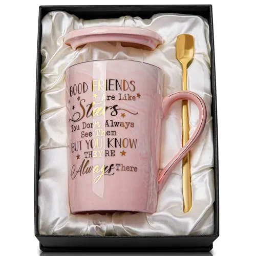 Biching Beste Freunde, Freundschaftsgeschenke für Frauen, Geburtstagsgeschenke für Frauen, Geburtstagsgeschenkideen für sie, Freunde weiblich, Besties, Schwester, BFF, Keramik-Marmor-Kaffeetasse, Gesc
