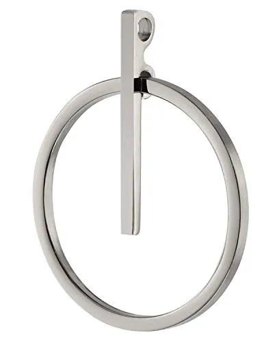 Boccia Damen Anhänger 07023-01 Titan - Eleganter Anhänger aus Reintitan mit mattem und glänzendem Finish, Ø 32 mm, ideal als Geschenk in edler Schmuckbox. Lieferung ohne Halsreif.