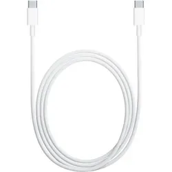 Apple Ladekabel MLL82ZM/A, 2m USB-C auf USB-C - Kabel (z.B. Drucker-, Schnittstellenk.) mit 100W Schnellladefunktion, ideal für schnelles Laden und Synchronisieren von Geräten. 2m Länge sorgt für Bewegungsfreiheit.