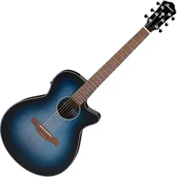 IBANEZ AEG50-IBH Indigo Blue Burst High Gloss - Akustikgitarre mit edlem Indigo Blue Burst Finish, ideal für Musiker, die Wert auf Klang und Ästhetik legen.