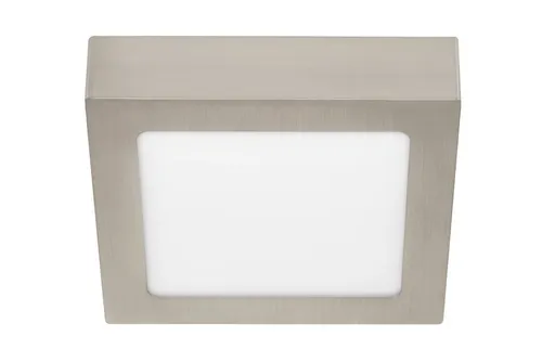Telefunken Smart LED Aufbauleuchte Nickel matt 17x17cm 12W 1200lm RGBW warmweiß & bunt Tuya WiFi
