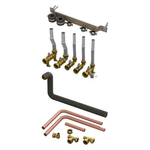 Vaillant Anschlusskonsole flexoTHERM mit integrierter Befüllstation 0020229713 - Zubehör für Klima & Heizen, ermöglicht eine einfache Befüllung und Wartung Ihrer Heizungsanlage.