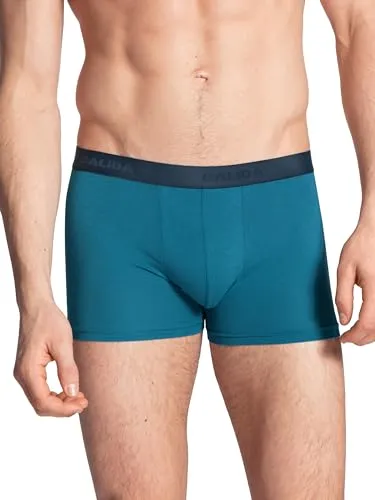 CALIDA Boxer Natural Benefit Herren XL (56) - 3er-Pack - Herrenunterhosen aus 94% Baumwolle für hohen Tragekomfort, pflegeleicht bei 60°C und trocknergeeignet, ideal für den täglichen Gebrauch.