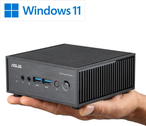 ASUS PN42 Mini PC mit Windows 11 Home - Kompakter Mini-PC mit Intel N100, 8 GB RAM und 1000 GB SSD, lüfterloses Design für geräuschlosen Betrieb und Unterstützung für bis zu drei Displays - ideal für Home & Business.