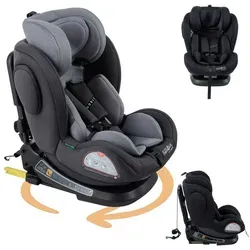 FableKids Kindersitze NOBLE 360° drehbar - Kindersitz für 40-150 cm, 360° rotierbar für einfachen Ein- und Ausstieg, sicher mit Isofix und 5-Punkt-Gurt, verstellbare Kopfstütze für maximalen Komfort.