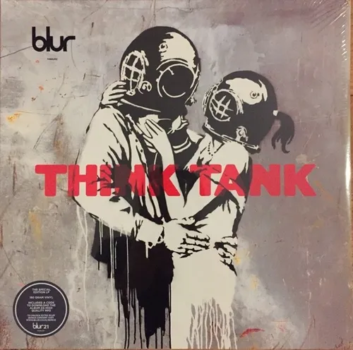 BLUR - Think Tank - 2-LP Vinyl - Gatefold - Schallplatten, Neuauflage von 2013 im Gatefold-Design, bietet ein nostalgisches Hörerlebnis mit alternativer Rockmusik von Blur auf hochwertigem Vinyl.
