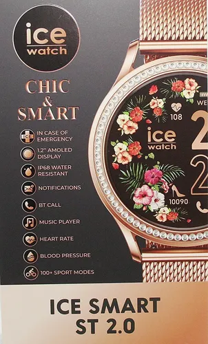ice-watch Digitaluhr ICE Watch Damen-Uhren - Elegante Damen-Armbanduhr aus gebürstetem Metall mit Kipp-Faltschließe, ideal für jeden Anlass und ein perfektes Geschenk für zeitlose Eleganz.