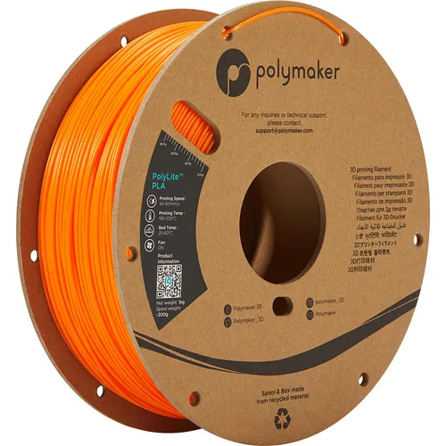 Polymaker PA02058 PolyLite PLA Filament Olive Green 1.75mm - Zubehör für 3D-Drucker mit hoher Steifigkeit und hervorragender Druckbarkeit, ideal für kreative Projekte und detailreiche Drucke.