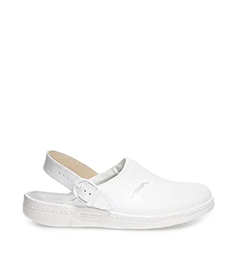 Abeba Berufsschuh The Original Clog 7021-47 - Gewerbe, Industrie & Wissenschaft - Hochwertiger Clog aus Glattleder mit rutschhemmender Laufsohle und verstellbarem Fersenriemen für optimale Sicherheit und Komfort.