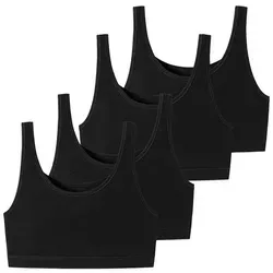 Schiesser Bustier 95/5 Organic Cotton (4-tlg) bh bra-lette bustier schwarz 46