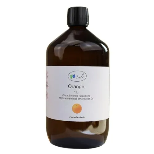 Sala Orangenöl Brasilien ätherisches Öl süß naturrein 1 L 1000 ml Glasflasche
