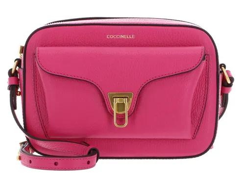COCCINELLE Umhängetasche Camera Bag aus echtem Rindsleder - Elegante Umhängetasche aus hochwertigem Rindsleder, mit verstellbarem Schulterriemen und sicherem Zipperfach für Ihre Wertsachen. Ideal für stilbewusste Frauen!