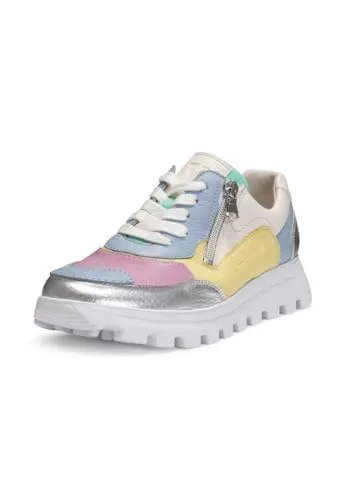 VITAFORM Sneaker Hirschleder Damen Weite H Multicolor, 39 - Leichter VITAFORM Sneaker aus weichem Hirschleder mit Komfortfußbett und dämpfender EVA-Sohle. Der praktische Reißverschluss sorgt für einfachen Einstieg. Ein farbenfrohes Design, das Ihrem Look das gewisse Etwas verleiht.