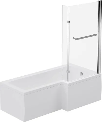 HOME DELUXE Badewanne »Elara« – Platzsparende Komplettlösung für Ihr Badezimmer - Sanitäranlagen & Zubehör – Genießen Sie entspannende Schaumbäder und erholsame Duschen in der eleganten, platzsparenden Badewanne Elara, ideal für jedes Badezimmer!